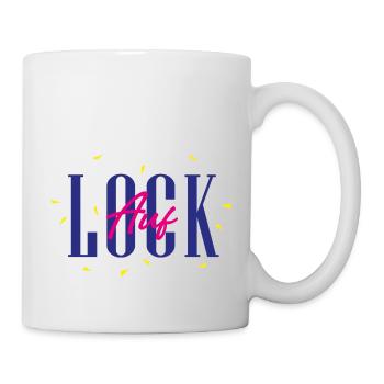 Auf Lock - Tasse - Weiß - Rechts