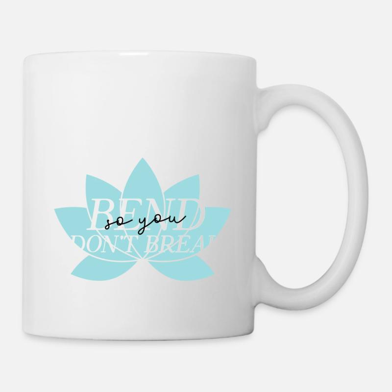 Pliez pour ne pas casser. - Mug blanc - blanc