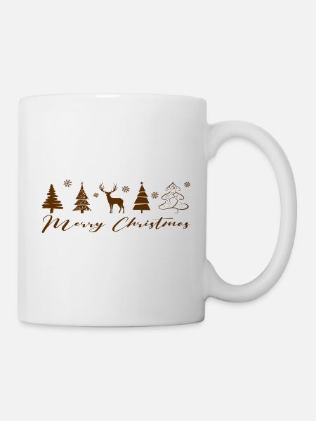 Merry Christmas - Tasse - Weiß