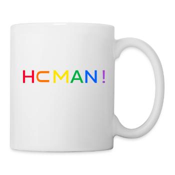 human-rights LGBT rainbow "tolerant colourful" - Mug - white - Right