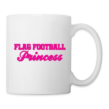 Flag Football Princess Flaggies Girls Women - Mug - white - Right