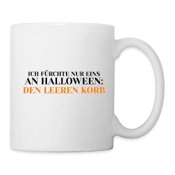 Halloween Edition Lustiger Spruch - Tasse - Weiß - Rechts