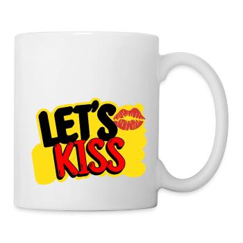 Embrassons-nous : parce qu’il y a de l’amour dans l’air ! - Mug blanc - blanc - Droite