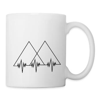 Heartbeat - Double Triangle - Mountain - (2) - Mug - white - Right