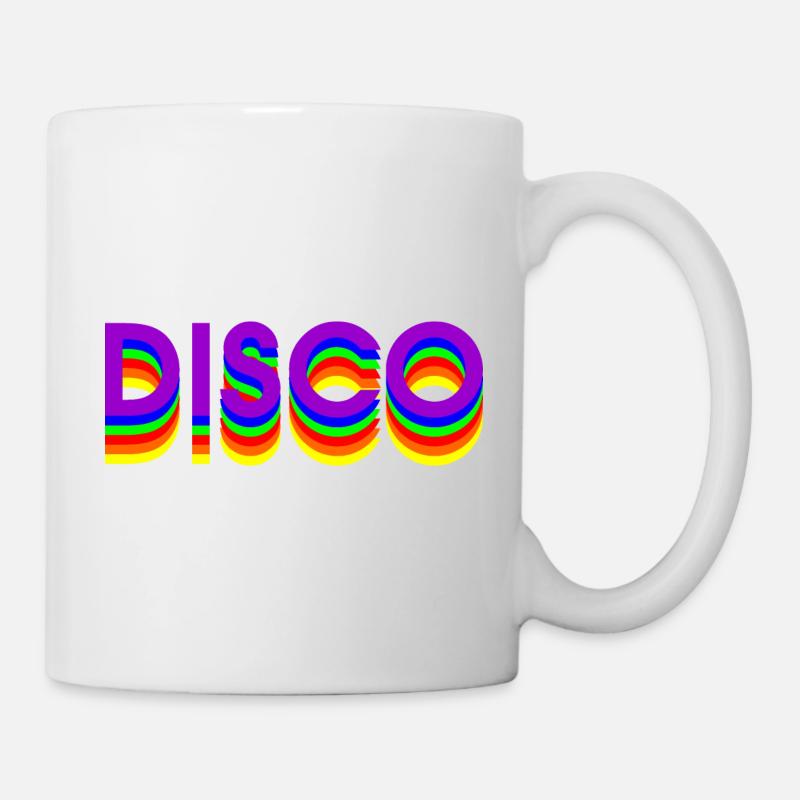 80er DISCO DANCE - Tasse - Weiß