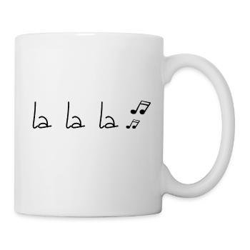 Lalala Musik - Tasse - Weiß - Rechts