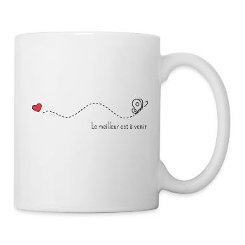 Le meilleur est à venir - Mug blanc - blanc - Droite