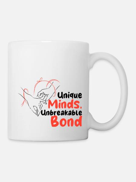 Neurodiverse Ehe, Tourette, Bipolare Depression - Tasse - Weiß