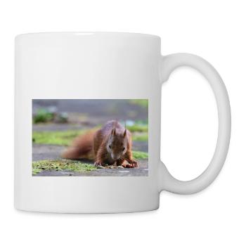 Eichhörnchen - Tasse - Weiß - Rechts