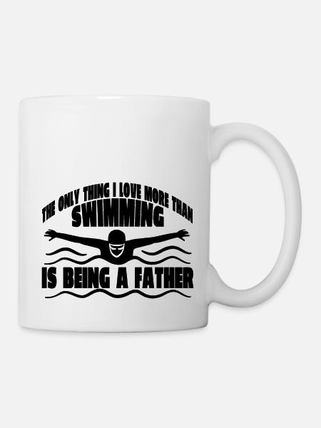 Swimming Club Swimmer Woman Swimming Swimmer - Mug - white