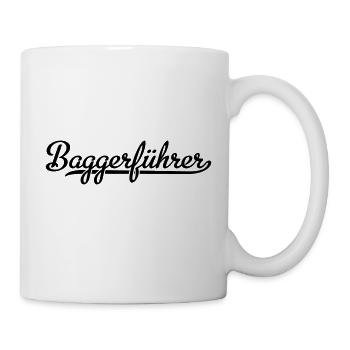 Excavator Driver - Mug - white - Right