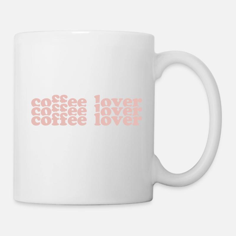 Coffee Lover Retro - Tasse - Weiß