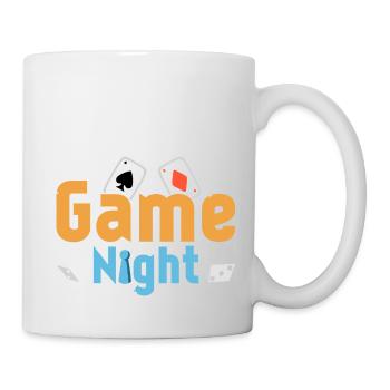 Game Night Nerd Gamer Joueur de table - Mug blanc - blanc - Droite
