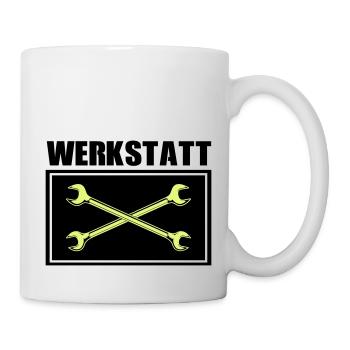 werkzeug werkstatt - Tasse - Weiß - Rechts