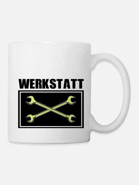 werkzeug werkstatt - Tasse - Weiß