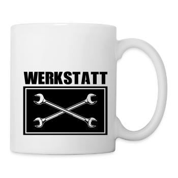 werkzeug werkstatt - Tasse - Weiß - Rechts