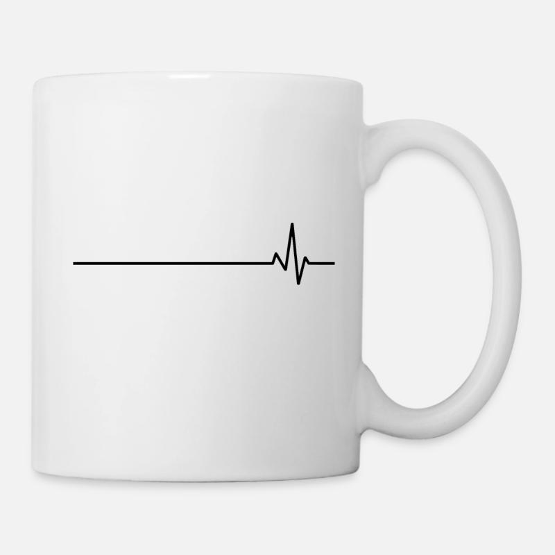 Mountain in the heartbeat - Mug - white