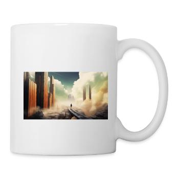 Skyline from heaven - Tasse - Weiß - Rechts