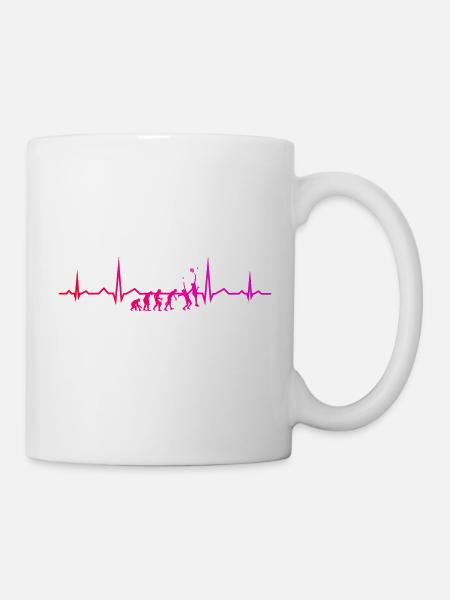 Raquette de padel pour femme Raquette de padel - Mug blanc - blanc