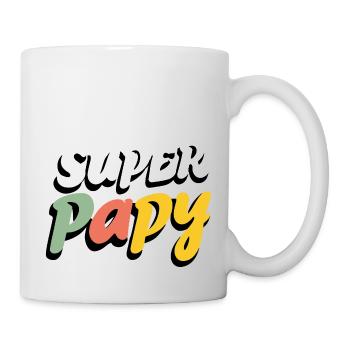 Super papy - Mug blanc - blanc - Droite