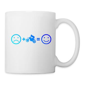 Motocross Femmes Freestyle Motocross Hommes - Mug blanc - blanc - Droite