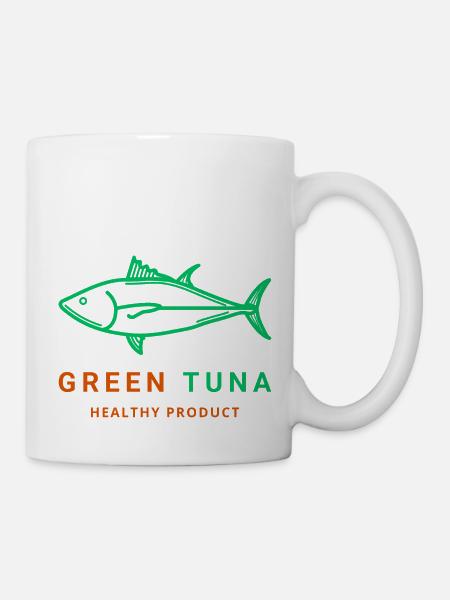 GREEN Tuna - Tasse - Weiß