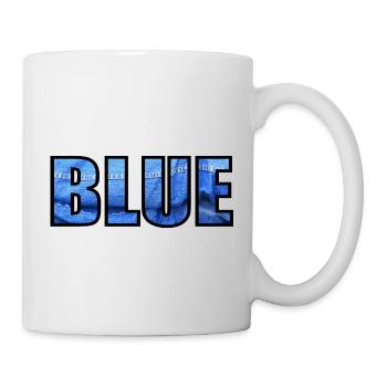 BLUE - Tasse - Weiß - Rechts