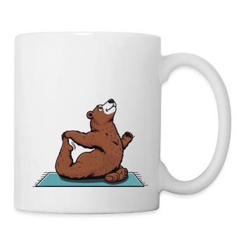 Yoga Bear - Mug - white - Right