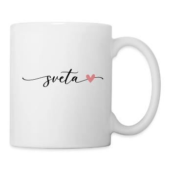 Sveta Name Calligraphy Font - Mug - white - Right