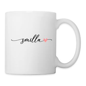 Smilla Name Calligraphy Font - Mug - white - Right