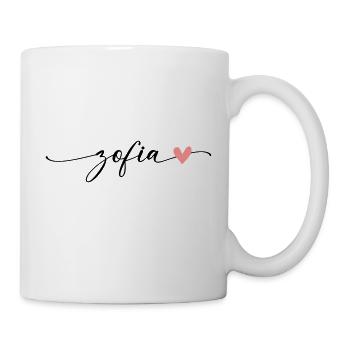 Zofia Name Calligraphy Font - Mug - white - Right