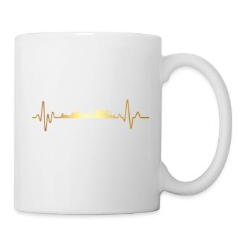 Battement de cœur Égypte - Mug blanc - blanc - Droite