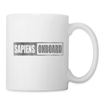Sapiens Buchstaben Metall - Tasse - Weiß - Rechts