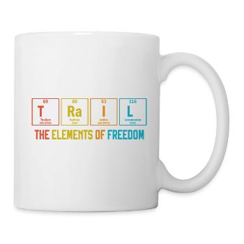 Trail Das Periodensystem der Elemente der Freiheit - Tasse - Weiß - Rechts