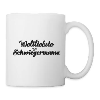 Beste Schwiegermama Schwiegermutter - Tasse - Weiß - Rechts