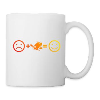 Damen Free Dive Scuba Diver Tauchen Herren - Tasse - Weiß - Rechts