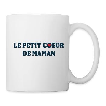 Le Petit Cœur De Maman - Mug blanc - blanc - Droite