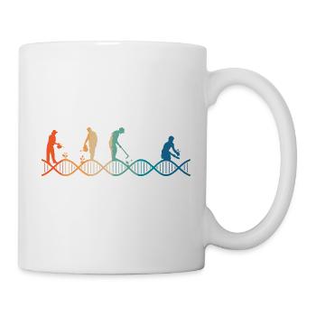 Gardening is in my DNA - Mug - white - Right