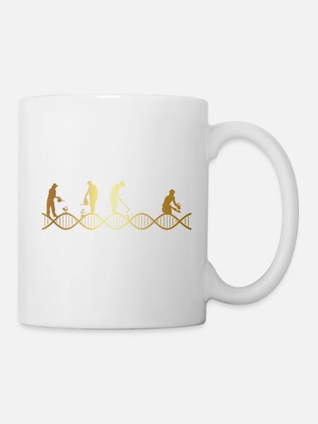 Le jardinage est dans mon ADN - Mug blanc - blanc