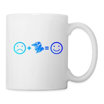 MTB Mountain Bike Cycling Cycling Men - Mug - white - Right