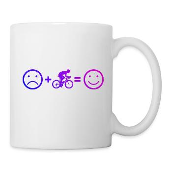 Rennradfahren Damen Rennradfahrer Roadbike - Tasse - Weiß - Rechts