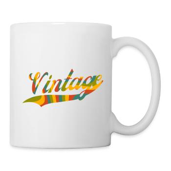 Vintage- idée cadeau rétro - Mug blanc - blanc - Droite