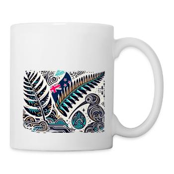 New Zealand Aotearoa Kiwi 3 - Mug - white - Right