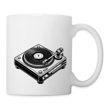 lp vinyl player - Tasse - Weiß - Rechts
