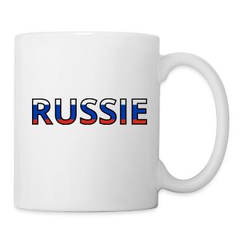 Drapeau russie - Mug blanc - blanc - Droite