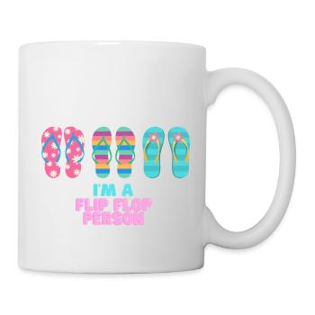 Vacation mood - I'm a Flip Flop Person - Tasse - Weiß - Rechts