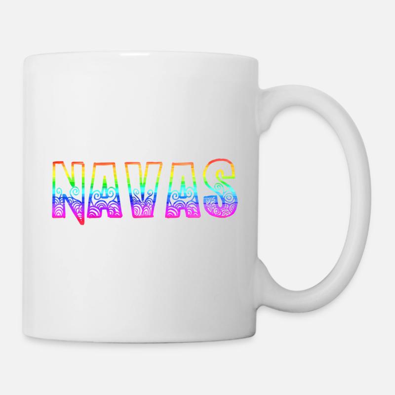 navas rs regenbogen - Tasse - Weiß