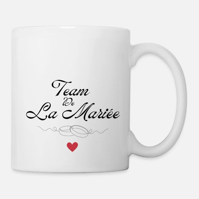 Team de la mariée -équipe de la mariée - Mug blanc - blanc