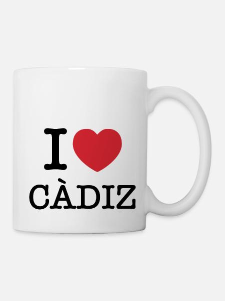 I Love Cádiz | Cádiz | I Heart Cádiz | Spain - Mug - white