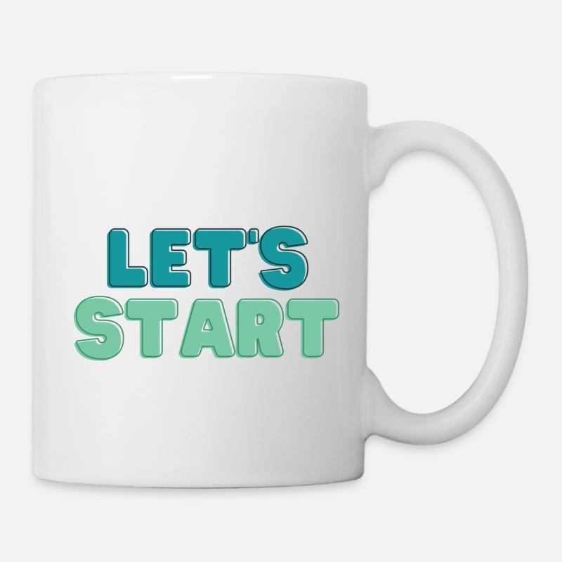 Let's start - Mug - white
